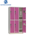 New Design 6 Door Metal Cloth Wardrobe Cabinet